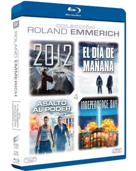 Pack Roland Emmerich: El Día de Mañana + 2012 + Asalto al Poder + Independence Day  Blu-ray