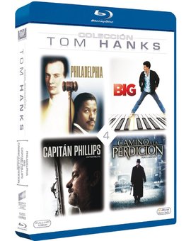 Pack Tom Hanks: Big + Philadelphia + Capitán Phillips + Camino a la Perdición Blu-ray