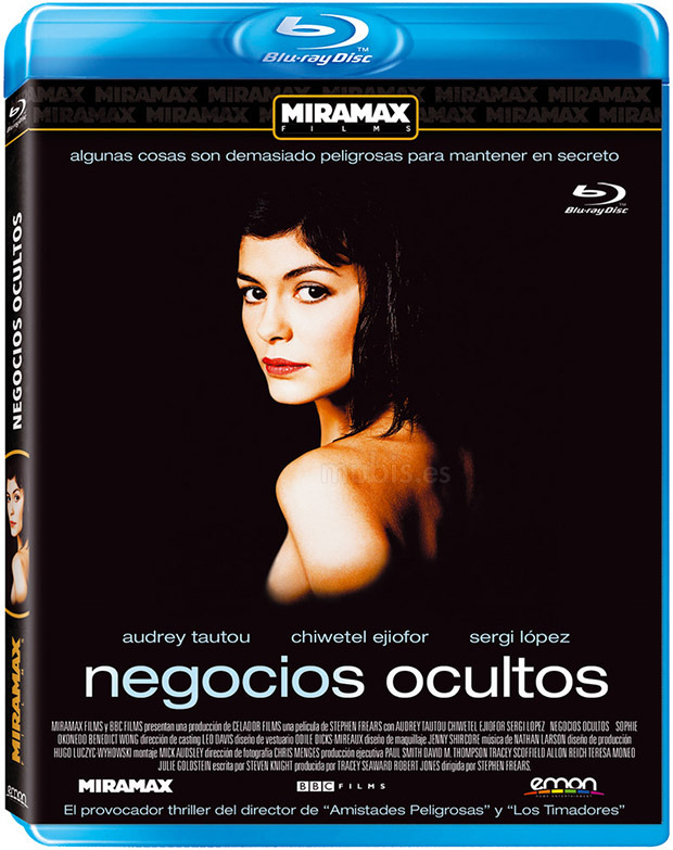 carátula Negocios Ocultos Blu-ray 1