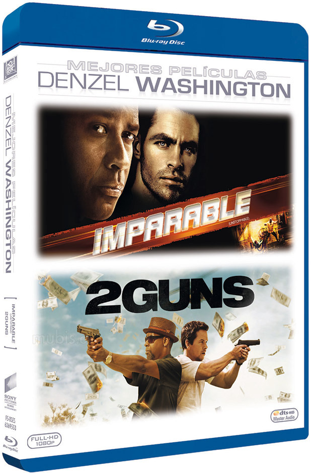 Pack Denzel Washington: 2 Guns + Imparable Blu-ray