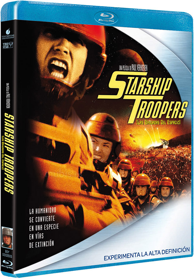 carátula StarShip Troopers (Las Brigadas del Espacio) Blu-ray 1