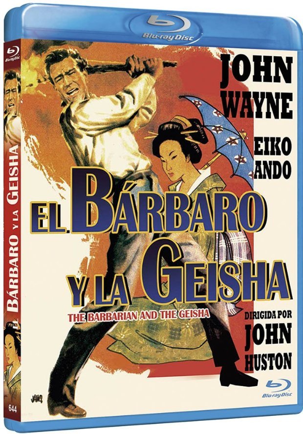 carátula El Bárbaro y la Geisha Blu-ray 1