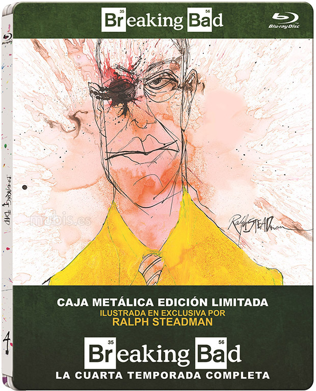 carátula Breaking Bad - Cuarta Temporada (Edición Metálica) Blu-ray 1