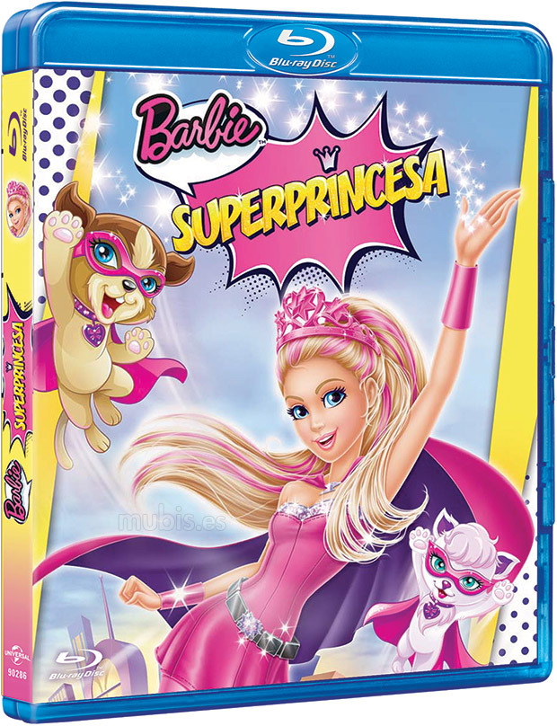 carátula Barbie Superprincesa Blu-ray 1