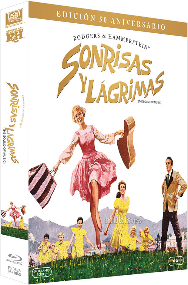carátula Sonrisas y Lágrimas - Edición Coleccionista 50º Aniversario Blu-ray 1