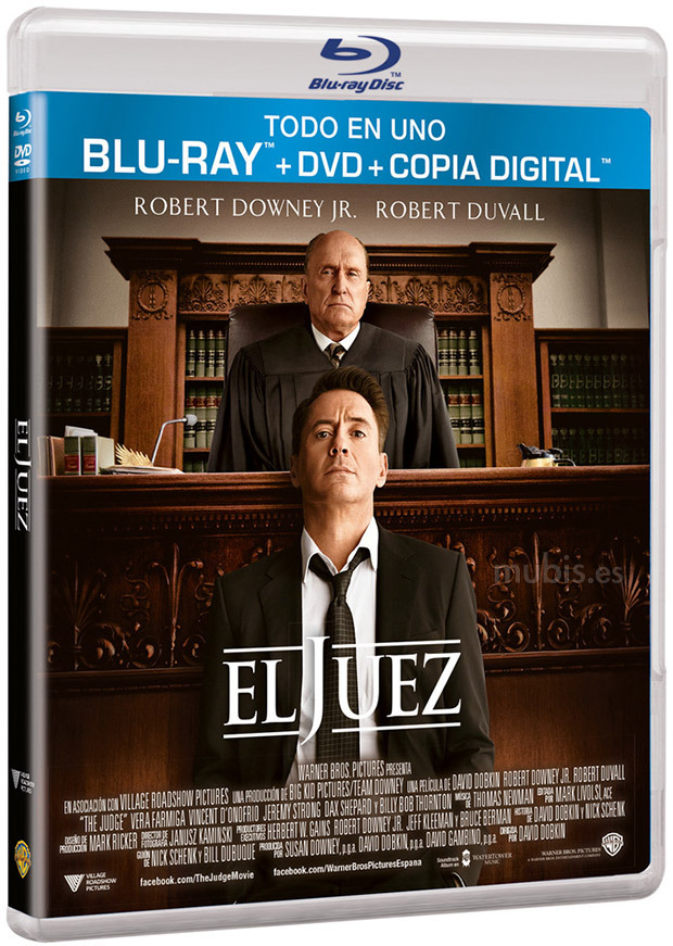 carátula El Juez Blu-ray 1