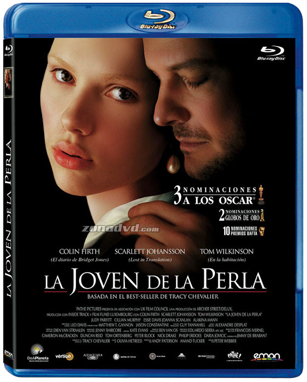 carátula La Joven de la Perla Blu-ray 0