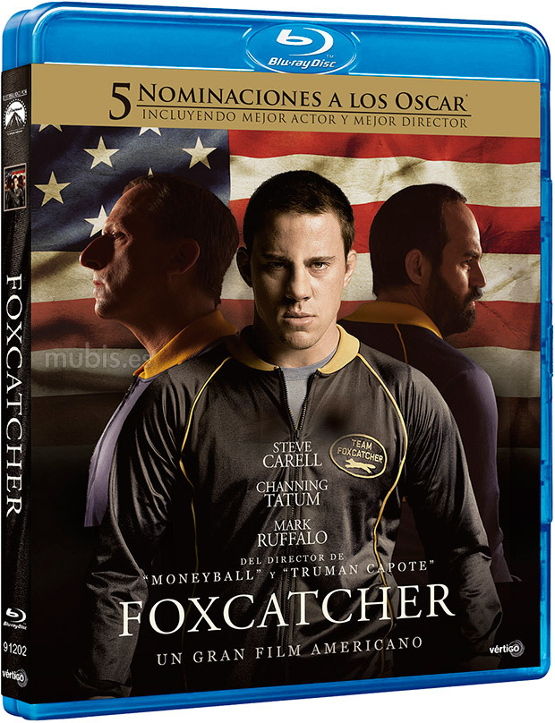 carátula Foxcatcher Blu-ray 1