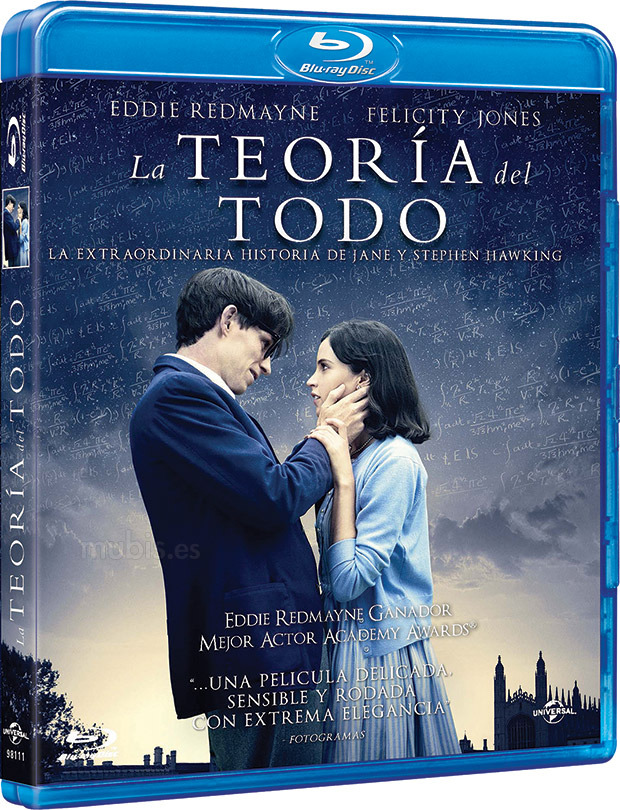 carátula La Teoría del Todo Blu-ray 1