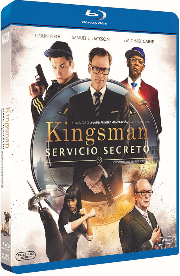 carátula Kingsman: Servicio Secreto Blu-ray 1