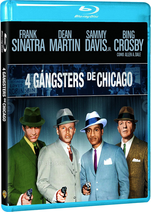carátula Cuatro Gángsters de Chicago Blu-ray 1