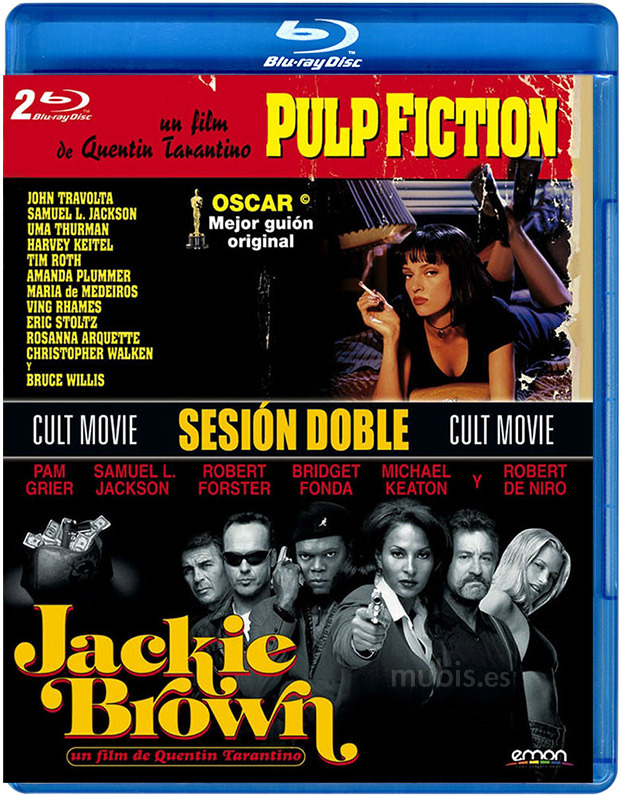 Pack Pulp Fiction + Jackie Brown Blu-ray