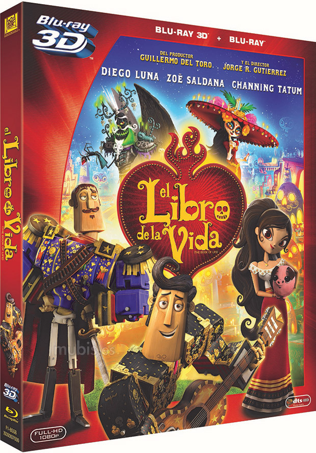 carátula El Libro de la Vida Blu-ray 3D 1