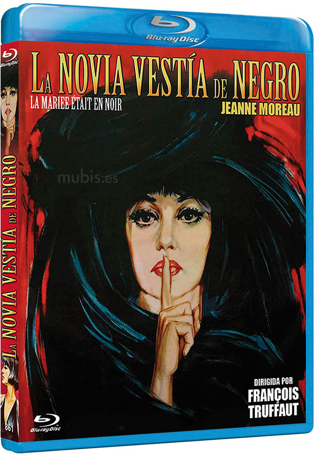 carátula La Novia vestía de Negro Blu-ray 1