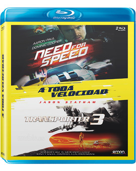 Pack A Toda Velocidad: Need for Speed + Transporter 3 Blu-ray