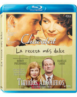 Pack La Receta más Dulce: Chocolat + Tímidos Anónimos Blu-ray
