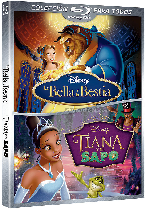 Pack La Bella y la Bestia + Tiana y el Sapo Blu-ray