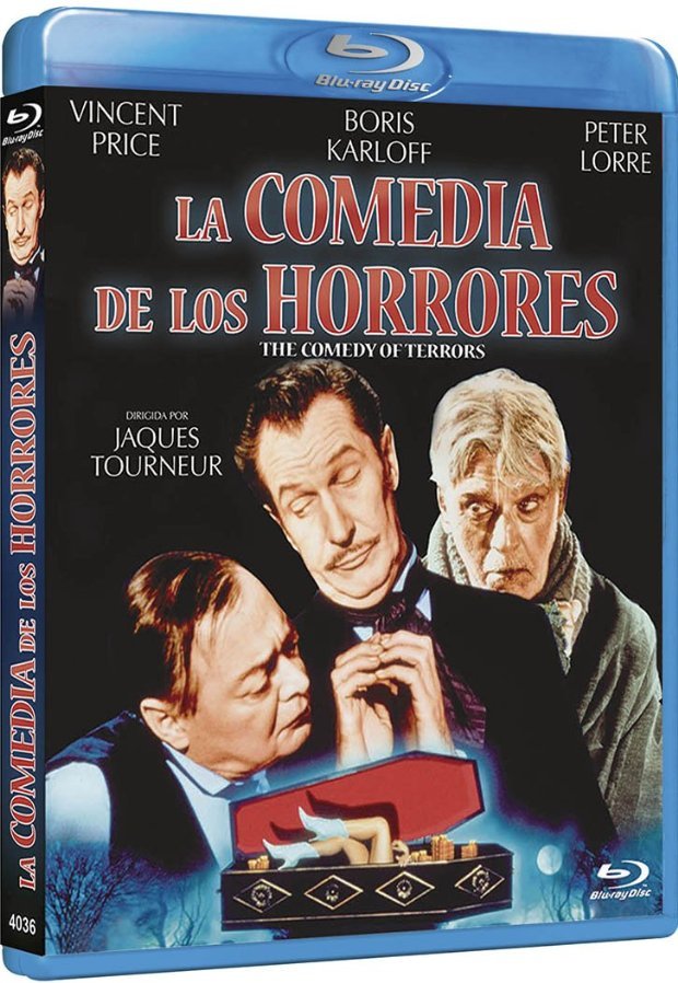carátula La Comedia de los Terrores Blu-ray 1
