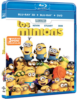 Los Minions Blu-ray 3D 2