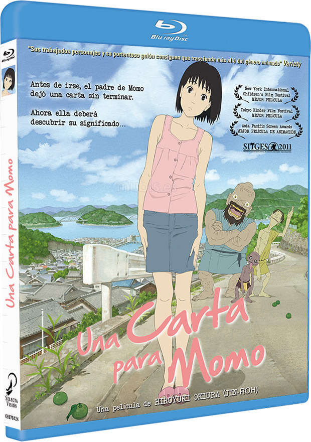 carátula Una Carta para Momo Blu-ray 1