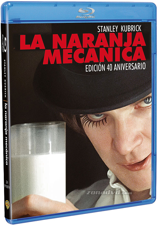 carátula La Naranja Mecánica - Edición 40 Aniversario Blu-ray 1