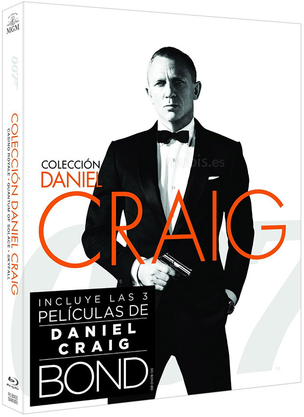 carátula Trilogía 007 Daniel Craig Blu-ray 1