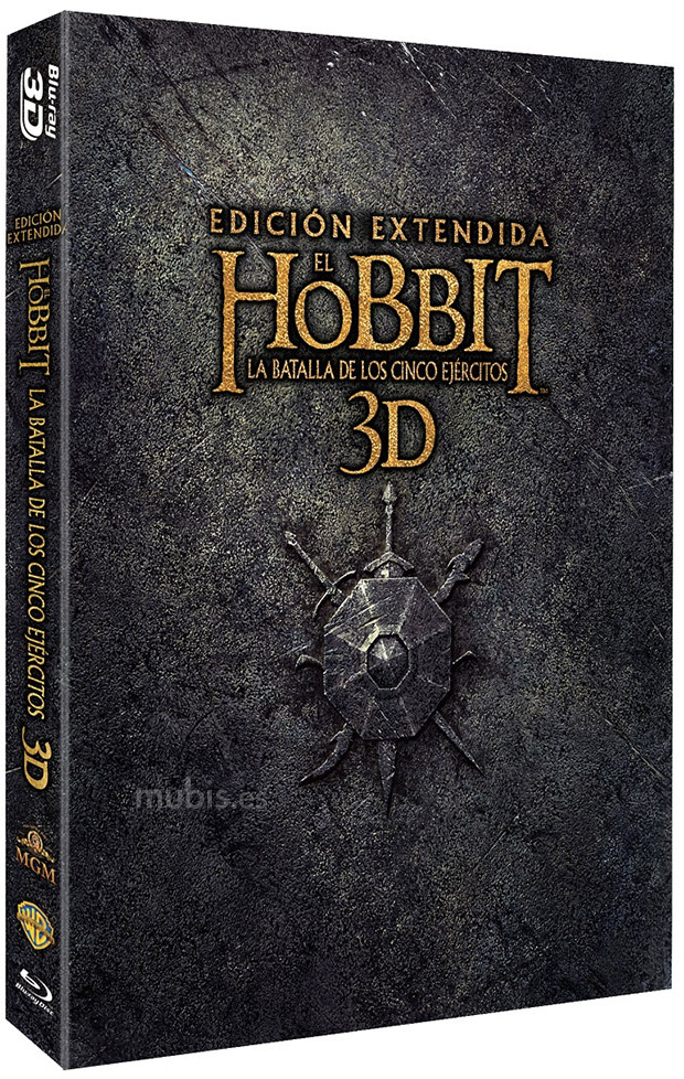 carátula El Hobbit: La Batalla de los Cinco Ejércitos - Edición Extendida Blu-ray 3D 1