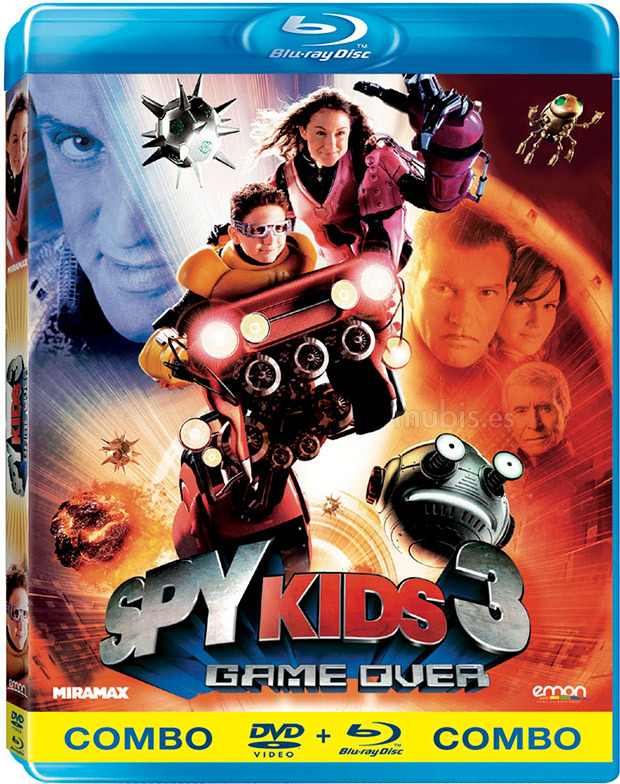 carátula Spy Kids 3: Game Over (Combo Blu-ray + DVD) Blu-ray 1