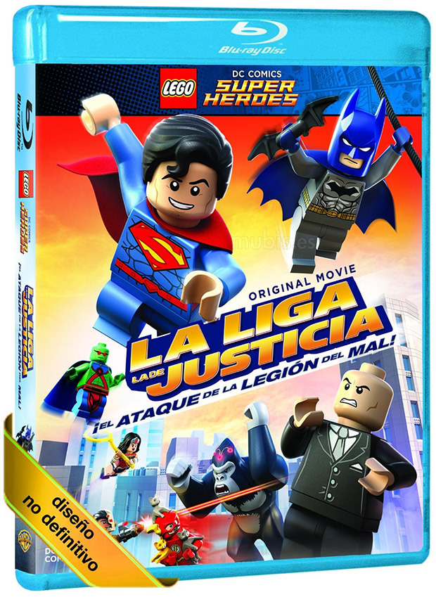 carátula La Liga de la Justicia: El Ataque de la Legión del Mal Blu-ray 1