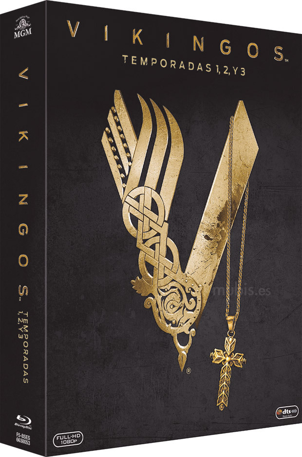 carátula Vikingos - Temporadas 1, 2 y 3 Blu-ray 1