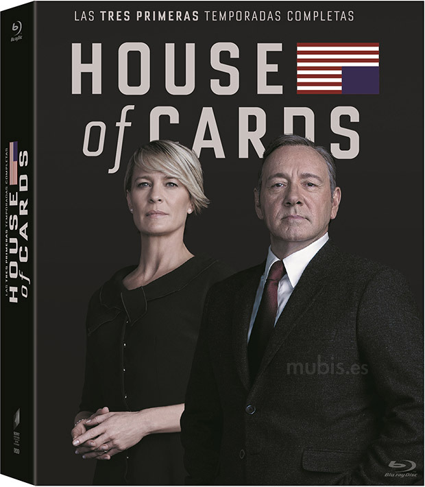 carátula House of Cards - Temporadas 1 a 3 Blu-ray 1