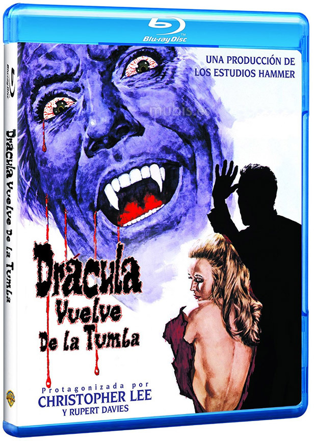 carátula Drácula Vuelve de la Tumba Blu-ray 1