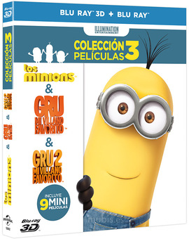 Pack Gru + Gru 2 + Los Minions Blu-ray 3D