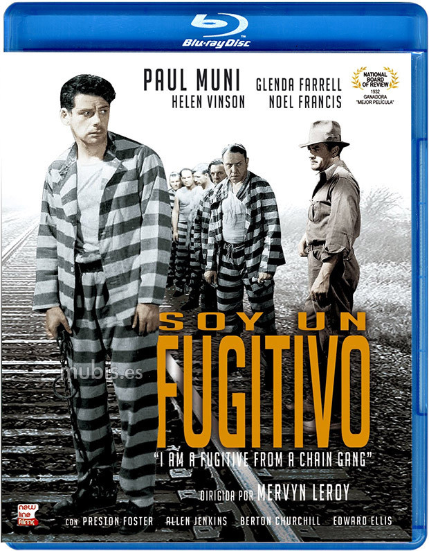 carátula Soy un Fugitivo Blu-ray 1