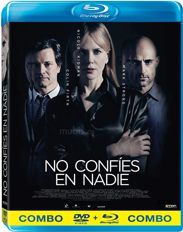 carátula No Confíes en Nadie (Combo Blu-ray + DVD) Blu-ray 1