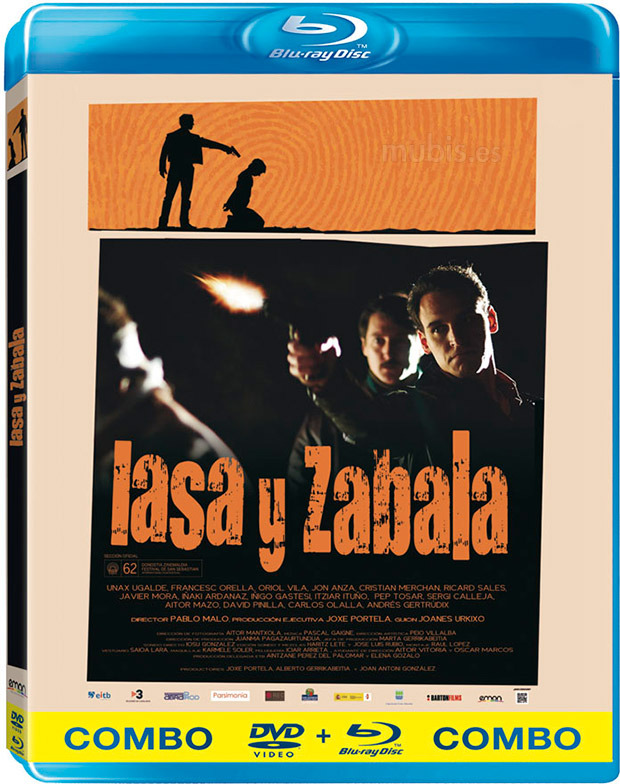 carátula Lasa y Zabala (Combo Blu-ray + DVD) Blu-ray 1