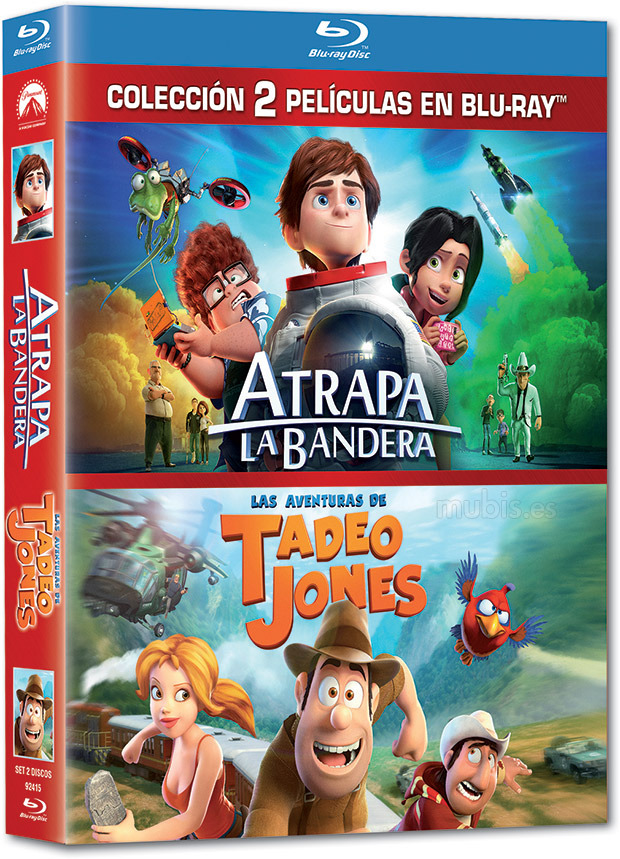 carátula Pack Atrapa la Bandera + Las Aventuras de Tadeo Jones Blu-ray 1