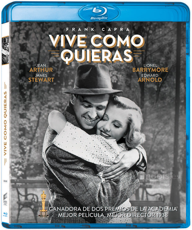 carátula Vive como Quieras Blu-ray 1