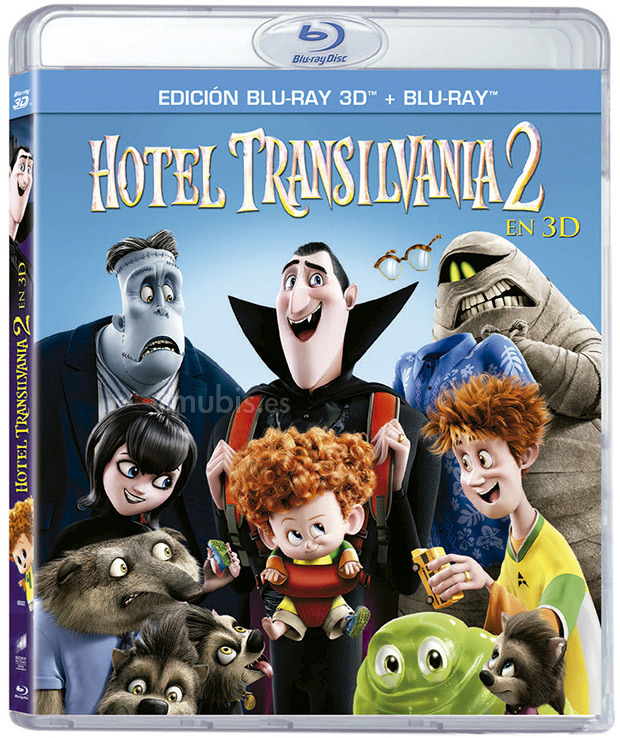 carátula Hotel Transilvania 2 Blu-ray 3D 1