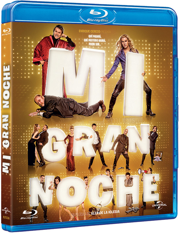 carátula Mi gran Noche Blu-ray 1