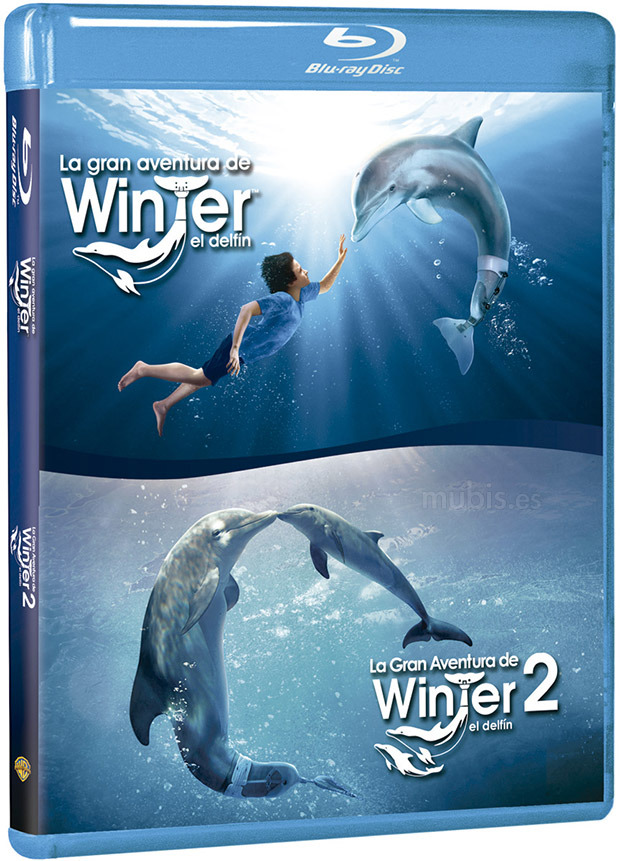 carátula Pack La Gran Aventura de Winter el Delfín 1 y 2 Blu-ray 1