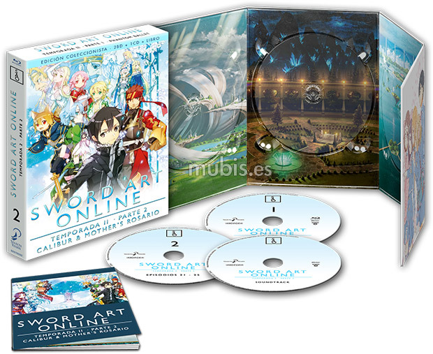 carátula Sword Art Online - Segunda Temporada Parte 2 (Edición Coleccionista) Blu-ray 1