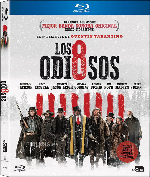 carátula Los Odiosos Ocho - Edición Exclusiva (BSO) Blu-ray 1