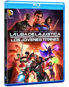 La Liga de la Justicia contra los Jóvenes Titanes Blu-ray