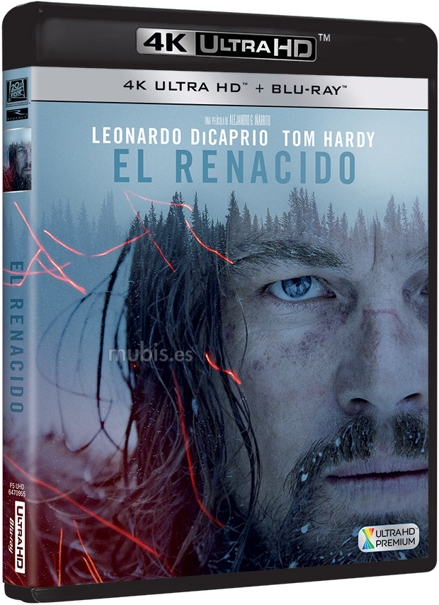 carátula El Renacido (The Revenant) Ultra HD Blu-ray 1