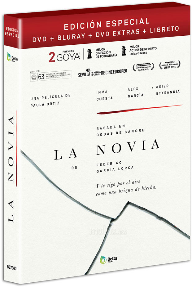 carátula La Novia - Edición Especial Blu-ray 1