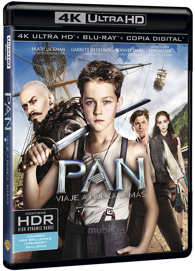 Pan (Viaje a Nunca Jamás) Ultra HD Blu-ray