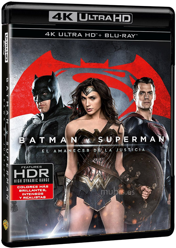 carátula Batman v Superman: El Amanecer de la Justicia Ultra HD Blu-ray 1
