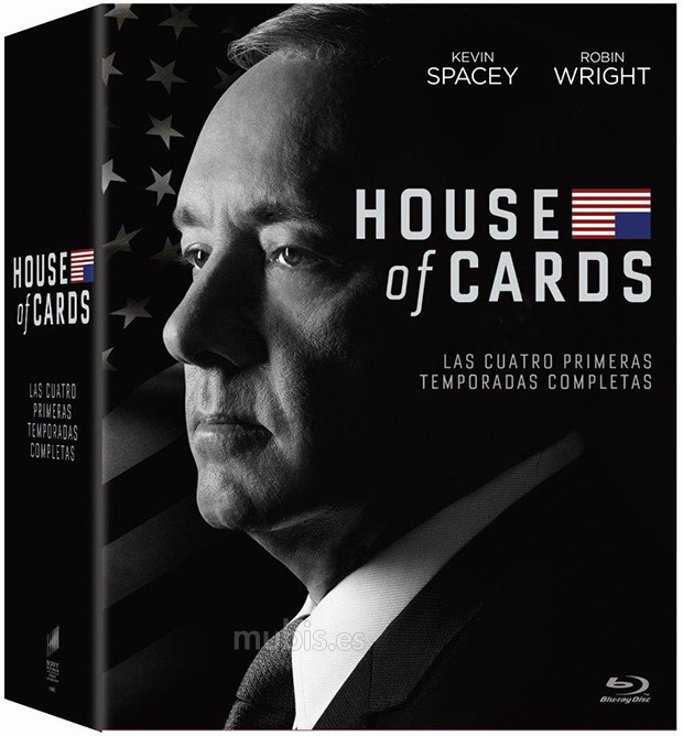 House of Cards - Temporadas 1 a 4 Blu-ray