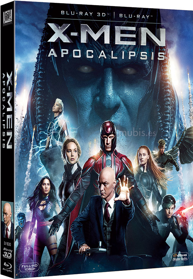 carátula X-Men: Apocalipsis Blu-ray 3D 1